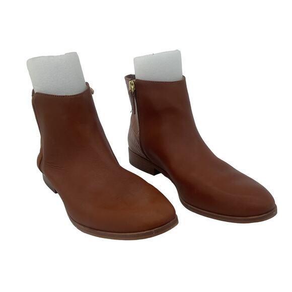 Louis Et Cie Brown Leather Chelsea Boots Size 8.5 Women - Picture 1 of 7
